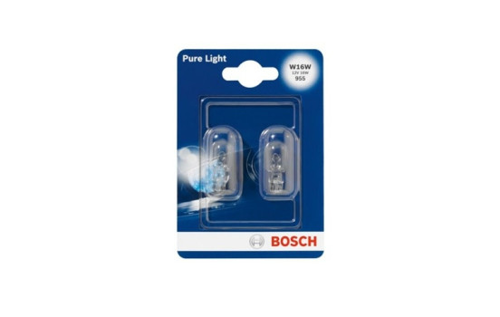 Bosch Pure Light W16W, 12V16W (2 stycken)