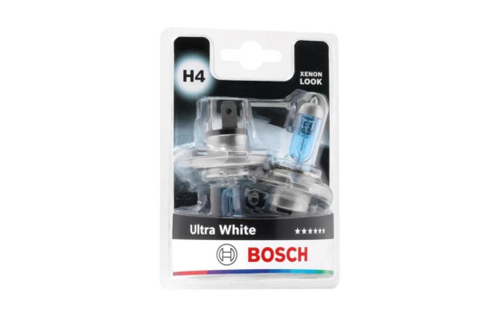 Bosch Ultra White H4, 12V60/55W (2 stycken)