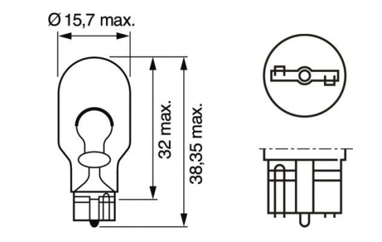 Glödlampa, backljus, bild 6