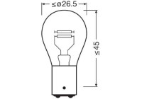 Glödlampa, dim/bakljus