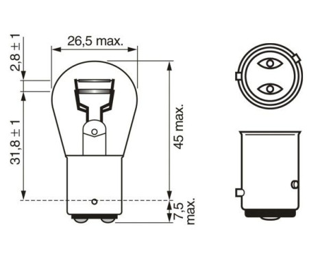 Glödlampa, dimbaklykta Pure Light BL, bild 6