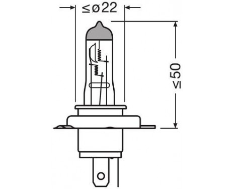 Glödlampa, huvudstrålkastare ORIGINAL, bild 3