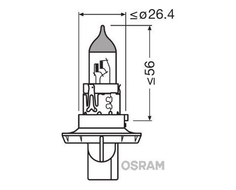 Glödlampa, huvudstrålkastare ORIGINAL, bild 6