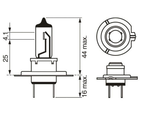 Glödlampa, huvudstrålkastare Plus 150 Gigalight BL, bild 7