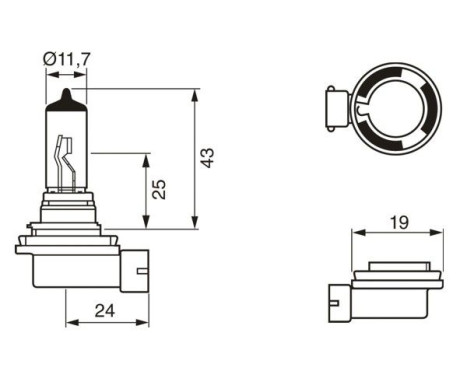 Glödlampa, pannlampa, bild 6