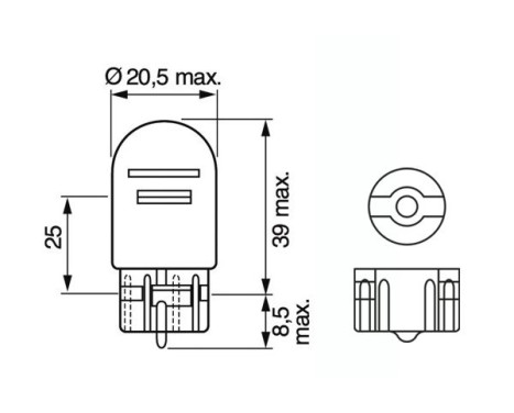 Glödlampa, parkeringsljus Pure Light WS, bild 8