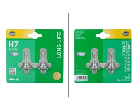 Hella Longlife H7, 12V55W (2 stycken)