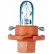 Hella Standard BX8.4d, 12V1.1W (Orange), miniatyr 2