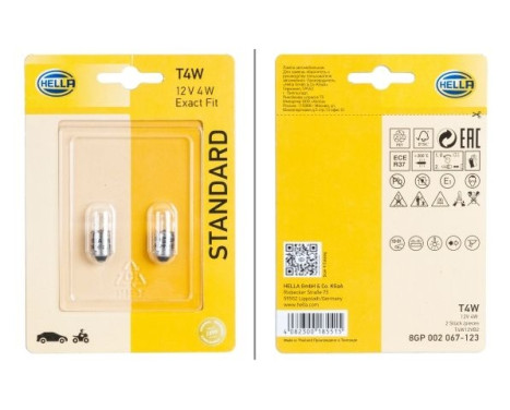 Hella Standard T4W, 12V4W