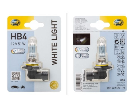 Hella vitt ljus HB4, 12V51W