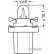 Osram B8.5d svart 12V 1,2W, miniatyr 3