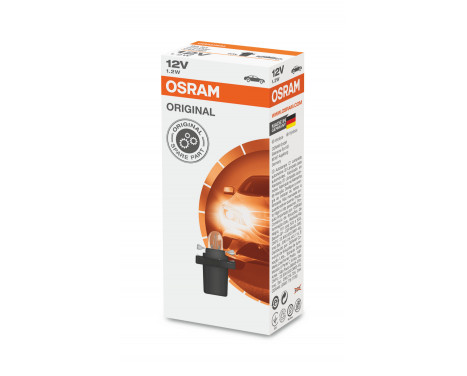 Osram B8.5d svart 12V 1,2W