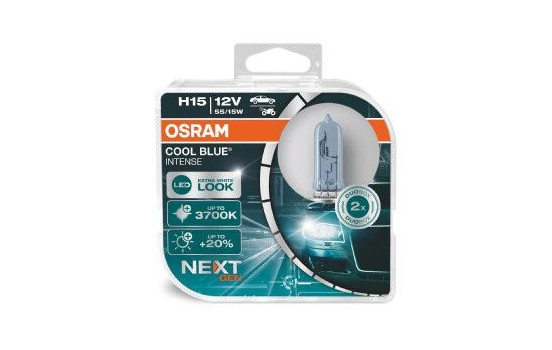 Osram Cool Blue H15, 12V55/15W (2 stycken), bild 4
