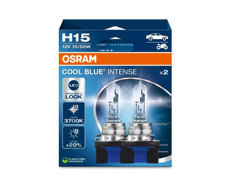 Osram Cool blue Intense nästa generation - H15 - 2 st
