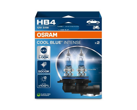 Osram Cool Blue Intense NextGen 12V HB4 50W - 2 st, bild 4