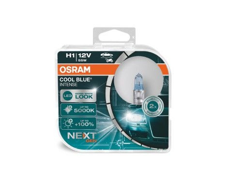 Osram Cool Blue Intense NextGen H1 12V/55W set 2 Styck, bild 6