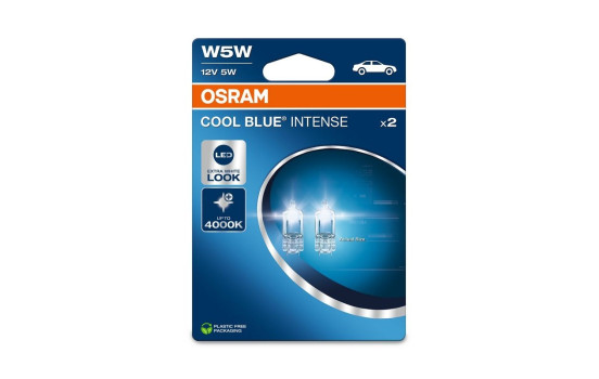 Osram Cool Blue W5W, 12V5W (2 stycken)