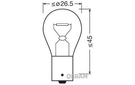 Osram DIAdem Krom PY21W, 12V21W (2 stycken), bild 3