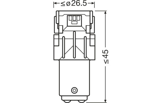 Osram LEDriving SL P21/5W, (2 st), bild 2