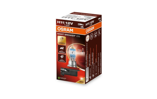 Osram Nattbrytare H11, 12V/55W
