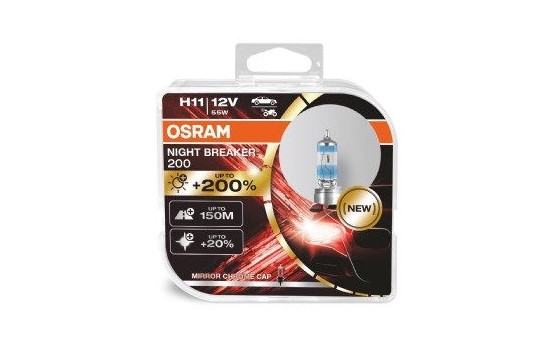 Osram Nattbrytare H11, 12V/60-55W (2 stycken)