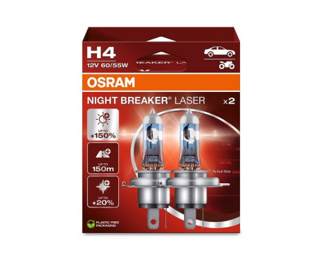 Osram Night Breaker Laser - H4 - set med 2 delar, bild 4