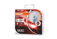 Osram Night Breaker Laser Halogenlampor - H8 - 12V/35W - set med 2 delar