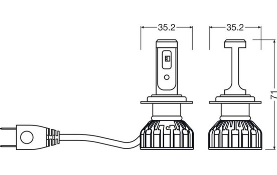 Osram Night Breaker LED H7, (2 st), bild 3