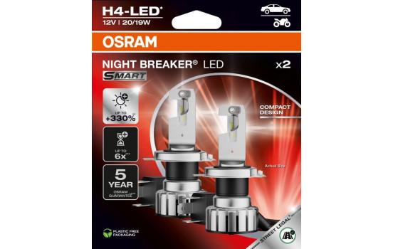 Osram Night Breaker LED SMART H4 - 2 st, bild 3