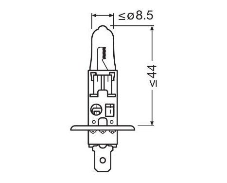 Osram NIGHT BREAKER SILVER H1, bild 2