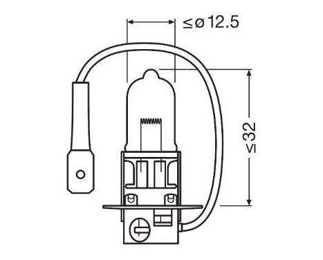 Osram Original 12V H3 55W, bild 3