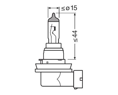 Osram Original 12V H8 35W, bild 4