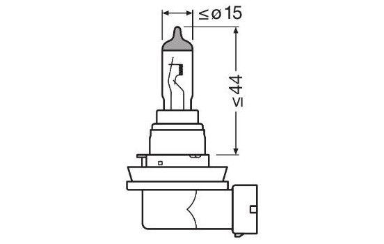 Osram Original 12V H8 35W, bild 4