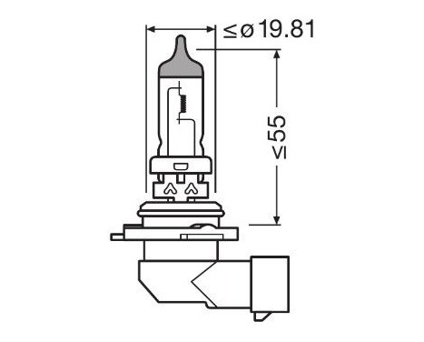 Osram Original 12V HB4 51W, bild 5