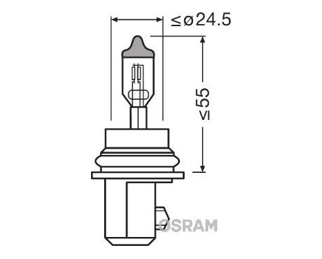 Osram Original 12V HB5 60/55W, bild 3