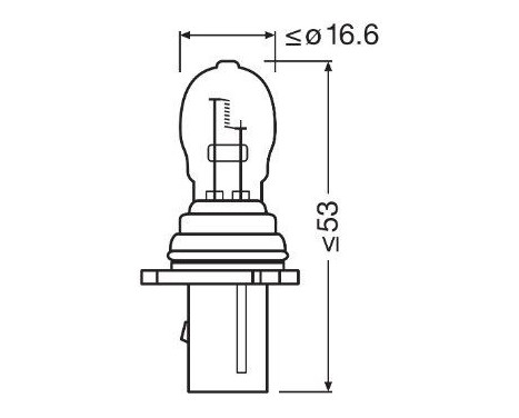 Osram Original 12V P13W, bild 3