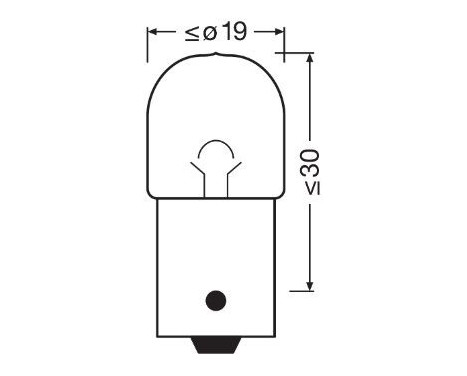 Osram Original 12V R10W BA15s, bild 4