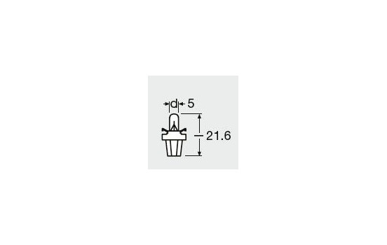Osram Original B8.5d, 12V 1.5W, bild 2