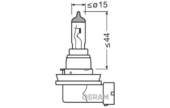 Osram Original H16, 12V19W, bild 3