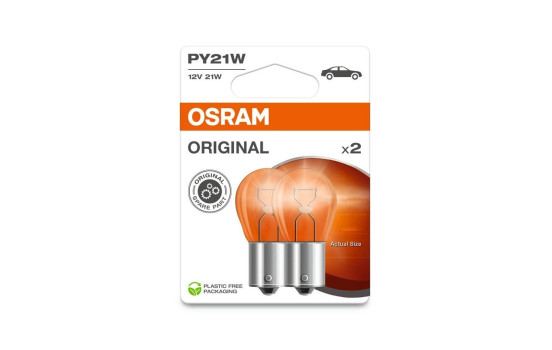 Osram Original PY21W, 12V21W (2 stycken)