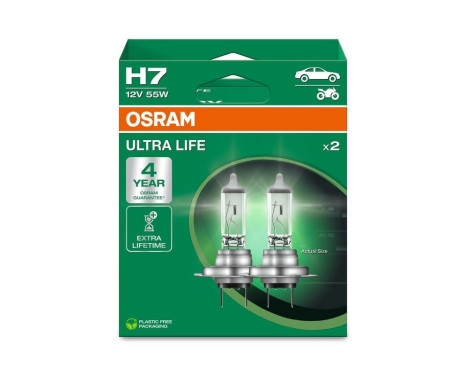 Osram Ultra Life 12V H7 - 2 st, bild 4