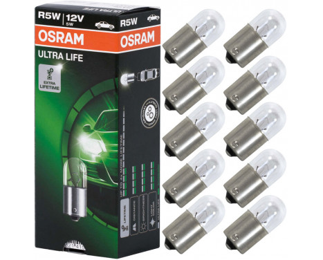 Osram Ultra Life 12V R5W BA15s, bild 2