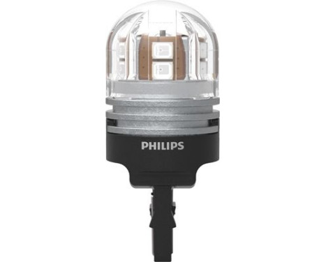Philips LED-lampor W21/5W Ultinon PRO7000 - Röd - 7443R - 12/24V, bild 2