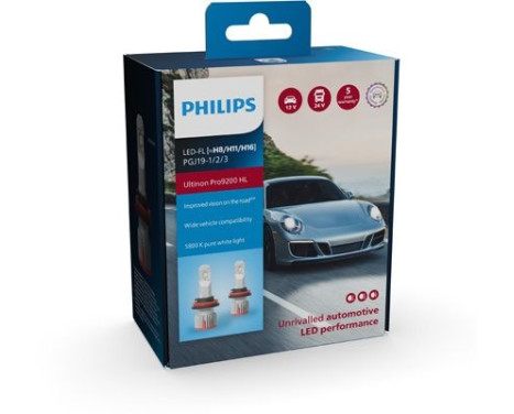 Philips LED-lampset H16 Ultinon Pro9200, bild 2