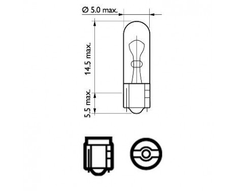 Philips Standard W1, 2W, bild 3