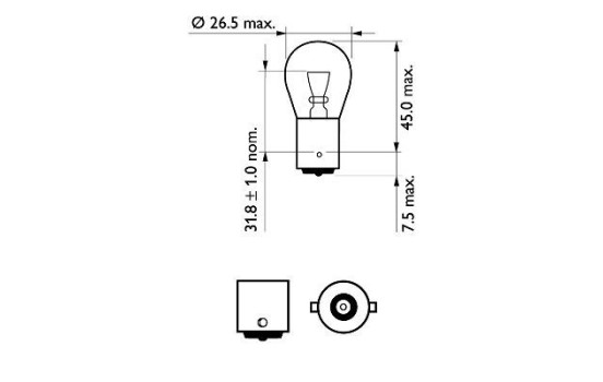 Philips VisionPlus P21W, bild 5