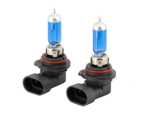 SuperWhite Blue HB4 (9006) 55W / 12V / 4000K Halogenlampor, set med 2 stycken (E13)