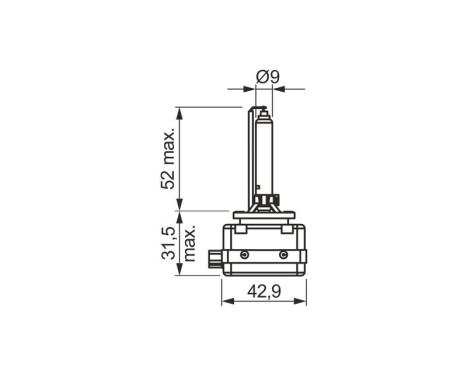 Bosch lampa 12V D3S PK32D-5, bild 5