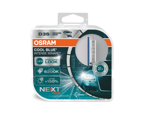 Osram Cool Blue NextGen Xenon lampa D3S (6200k) set 2 stycken