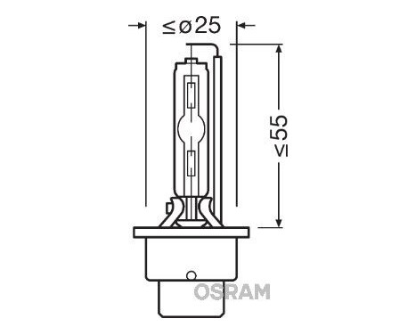 Osram Original Xenarc Xenon-lampa D2S (4100k), bild 6
